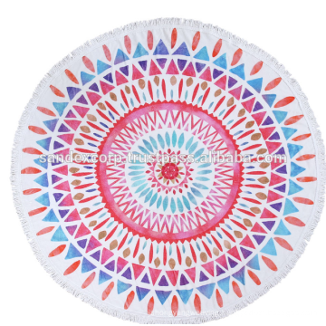 Round Turkey Beach Towel